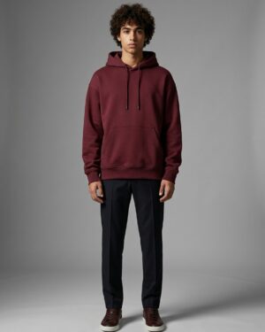 HOODIE UNISEX - Maroon