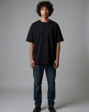 Oversize Unisex T-Shirts - BLACK