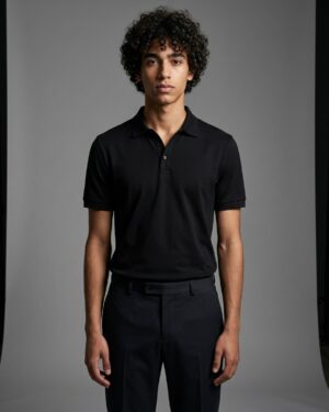 Polo T-shirt - Black