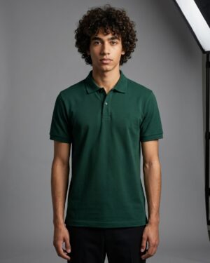Polo T-shirt - Bottle Green