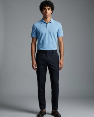 Polo T-shirt - Cool Blue