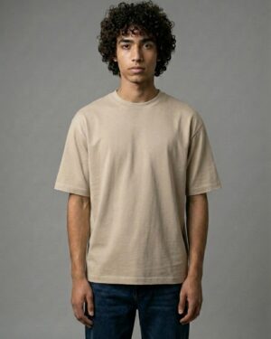 Beige Regular Fit T-Shirt