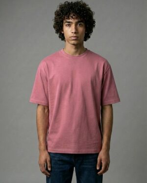 Dusky Pink Regular Fit T-Shirt